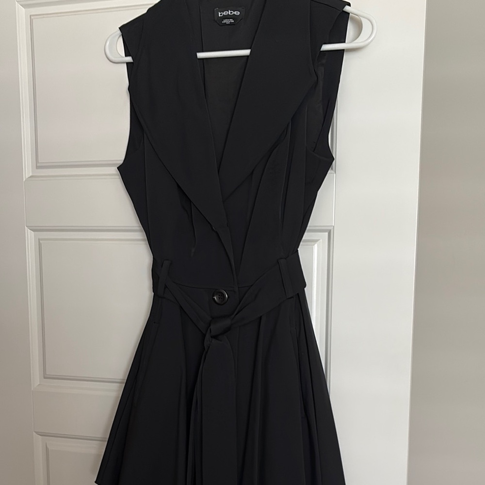 Bebe Black Sleeveless Dress